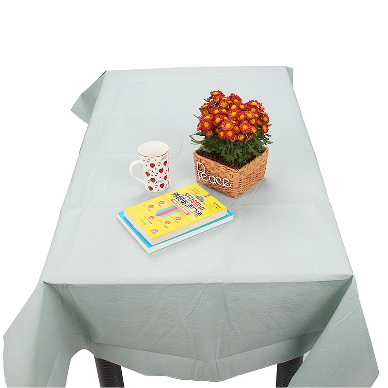 Accept Custom Restaurant plain green Tablecloths And Napkins Wedding Table Cloth