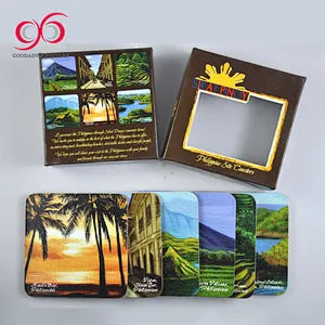 China manufacture cork coaster set 6