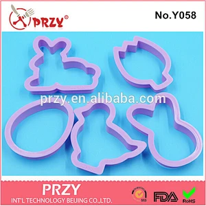 Eco-friendly Y058 decorative lovely animal cake modelling tools
