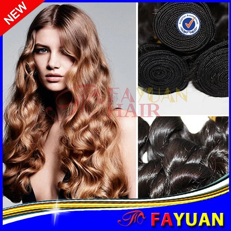 Double machine weft no tangle black or brown color natural raw Indian hair