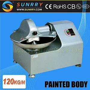Super quality stainless steel small bowl sausage cutter machine with CE approve