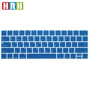 Custom Keyboard korean Skin Silicone Cover colored laptop keyboard skin cover keyboard  for macbook pro 13 touch bar