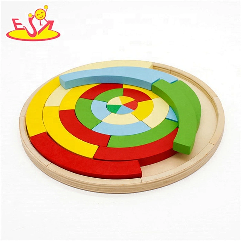 New arrival kids educational wooden block puzzle for wholesale W13A046