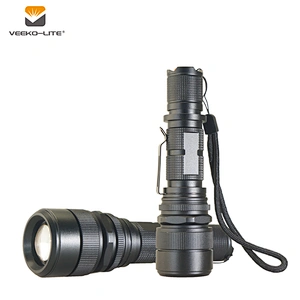 2018 HOT SELLING USB RECHARGEABLE ALUMINIUM FLASHLIGHT TORCH 3.7V 2200MAH LI-ION BATTERY 500 LUMENS