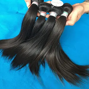 The best seller soft and smooth natural virgin Indian straight hair remy hair extension human hair