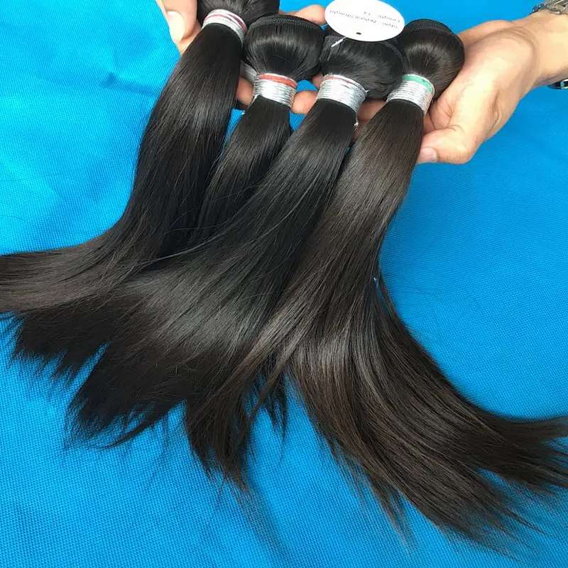The best seller soft and smooth natural virgin Indian straight hair remy hair extension human hair