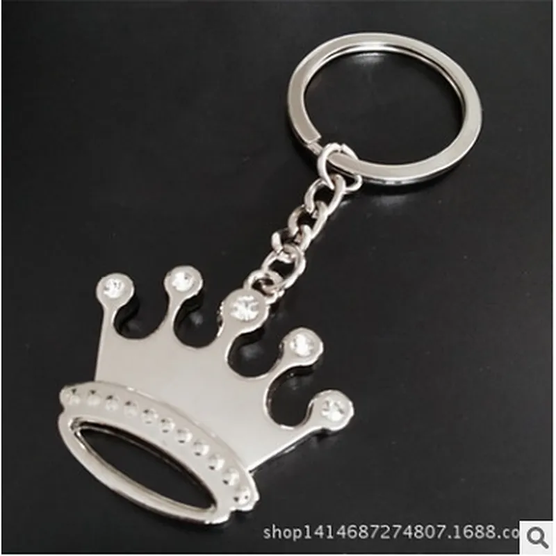 Wholesale New Hot Bulk Sale Key Ring Custom Crown Shaped  Keychain