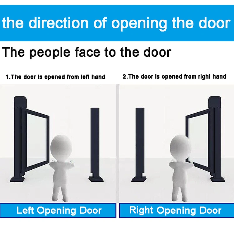 2018 Intelligent Home Safety Advertising Security Metal Door for Area