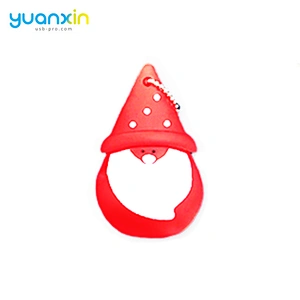 Christmas Gift Design Santa Claus PVC USB Flash Drive