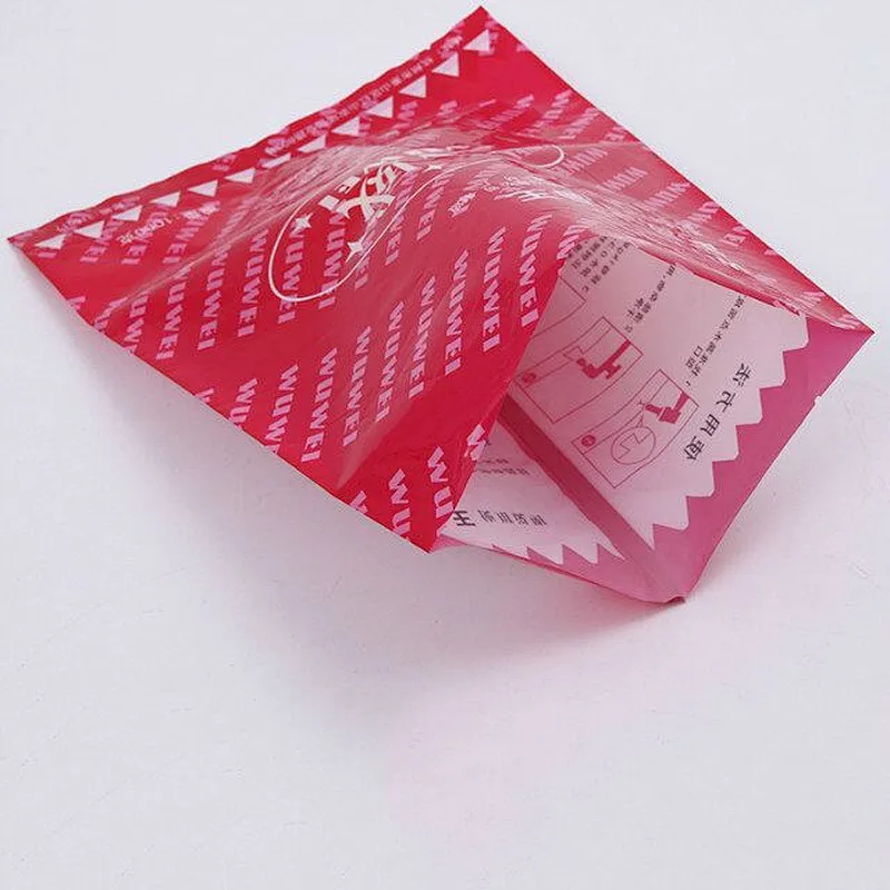 Red PE bags are used to seal the king's packaging