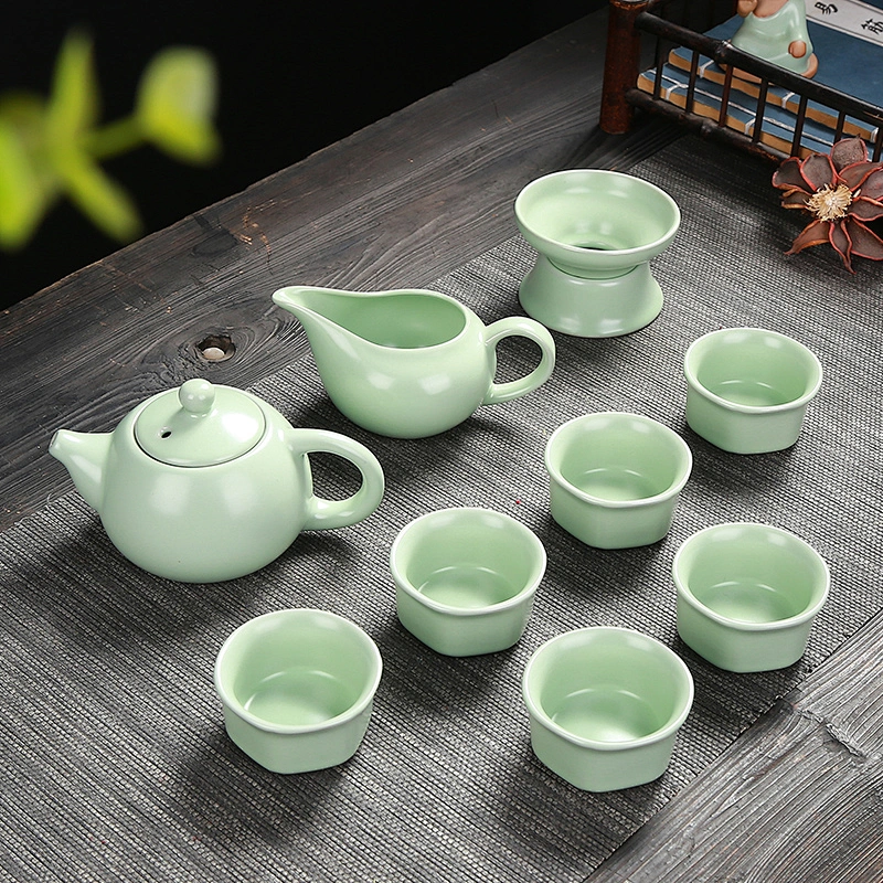 Classical design ceramic teapot artware mini tea cup for meeting