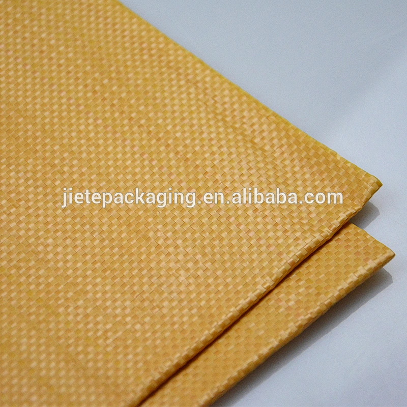 new fashion jumbo big yellow pp woven packaging bags