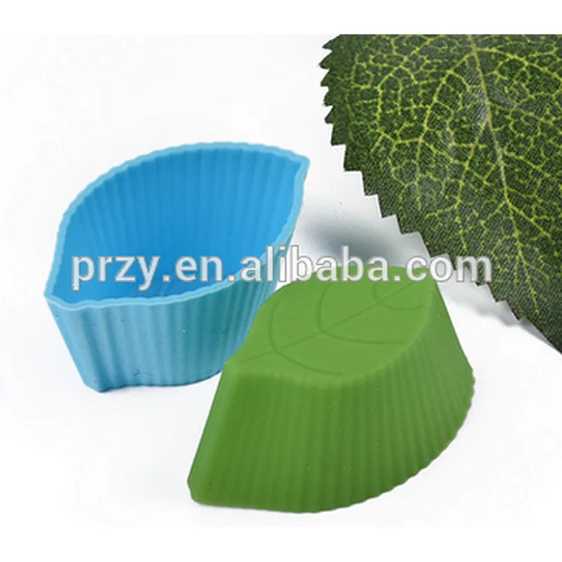 Custom Rubber Colorful Kitchen Silicone Cake Cups Mold for Baking