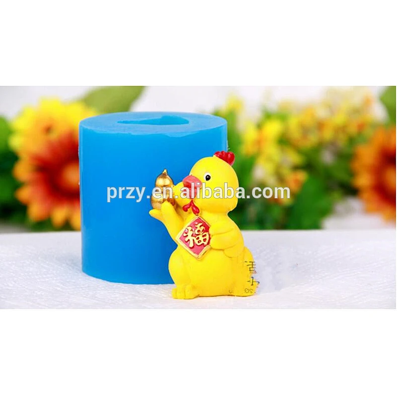 Chicken Silicone mold 3D chickens soap mould candle mould