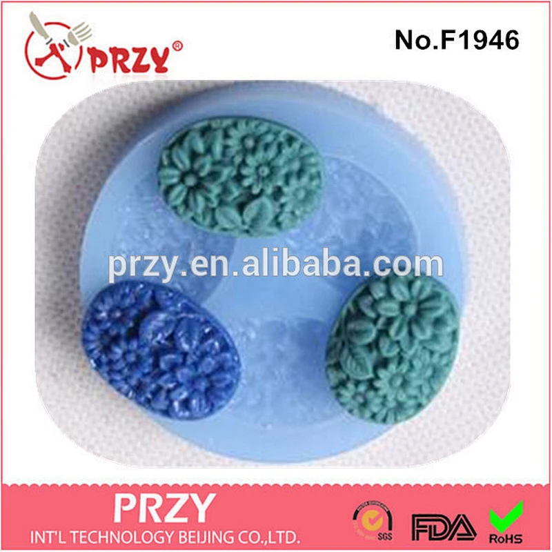 F1946 cake decorating resin flower fondant silicone mold