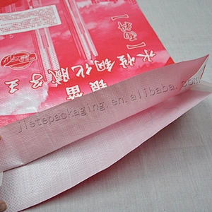 Construction use moistureproof plastic pp woven cement bag for wall putty powder 20kg
