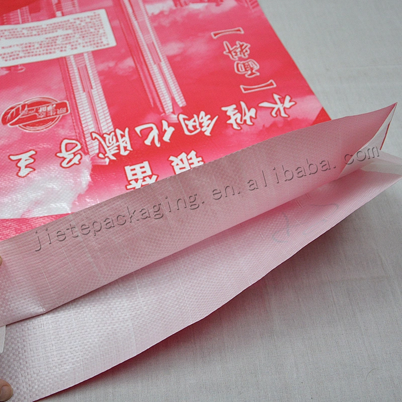 Construction use moistureproof plastic pp woven cement bag for wall putty powder 20kg