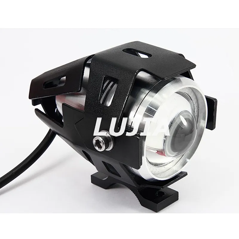 High/Low Beam Strobe motorcycle LED Headlight, lens projector u7 led wrok Light