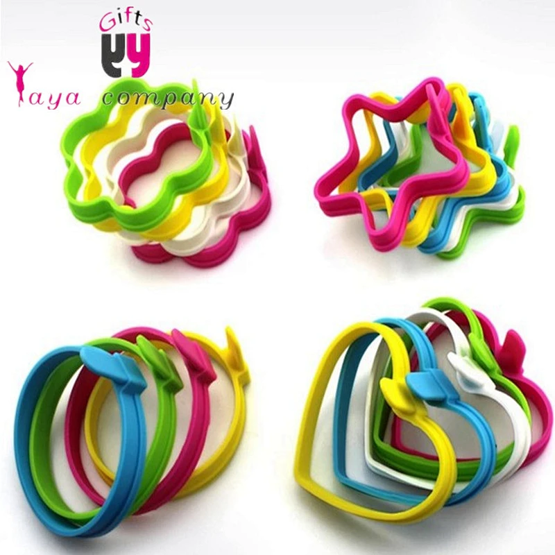 silicone gifts factory production Face shape silicone egg rings