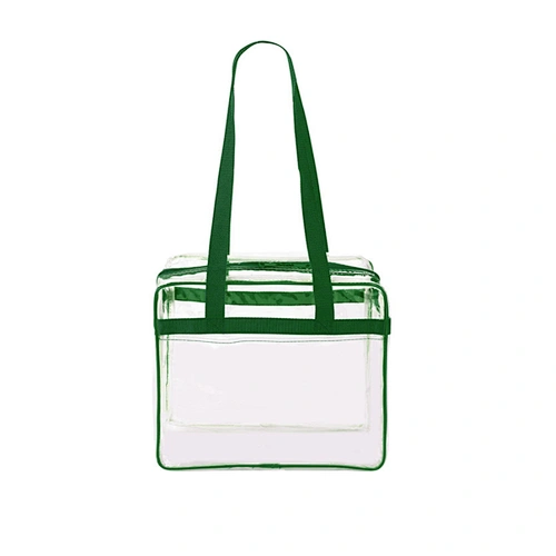 Customized transparent PVC clear plastic bags with zipper