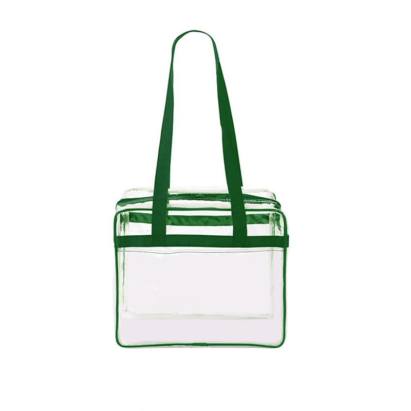 Customized transparent PVC clear plastic bags with zipper