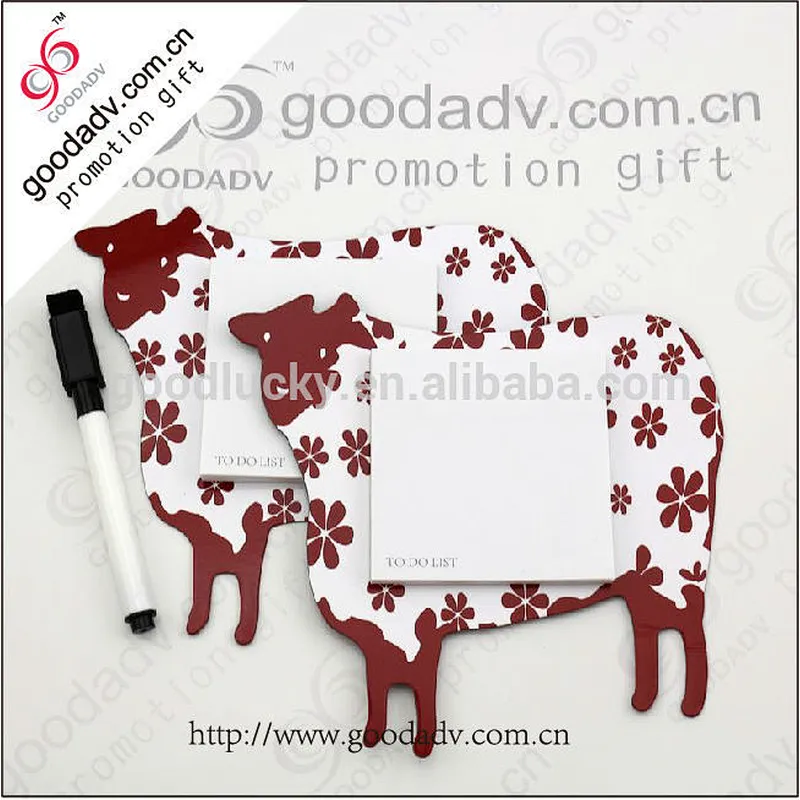 sticky memo pad/magnetic notepad/fridge magnet note pad