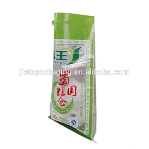 2018 China Hot Sale pp woven rice grain bag size 10kg