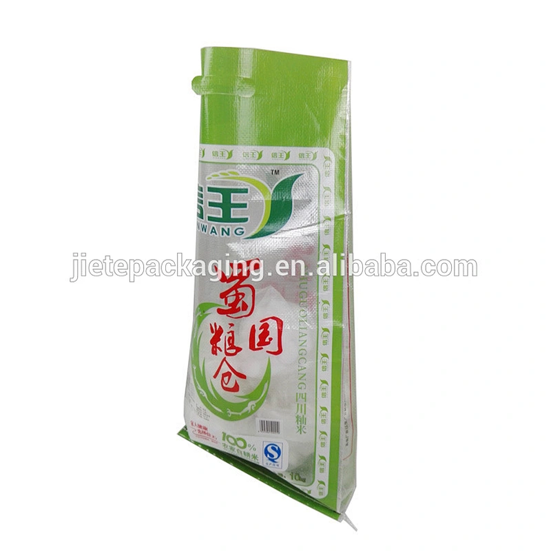 2018 China Hot Sale pp woven rice grain bag size 10kg