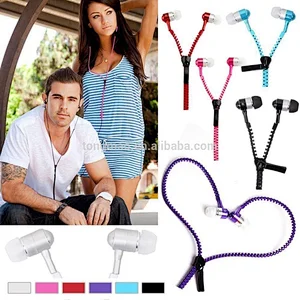 Mic Noise Isolating Wired Zipper Headphone