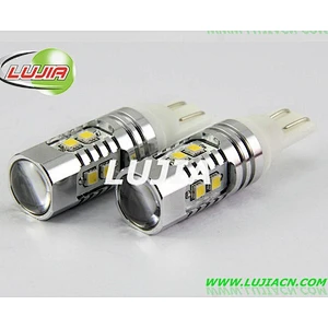 Super bright T10 10W Samsung 2323 Chips Car Auto Led Bulb Lights with lens
