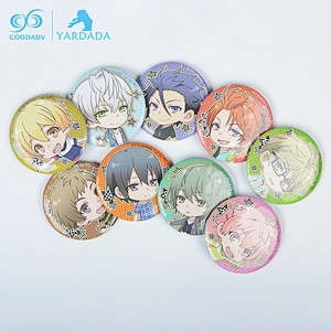 Custom cartoon tin plate button badge for children party gifts