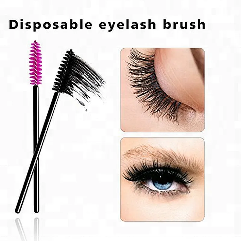 HOT Eyelash brush set with lip makeup brush