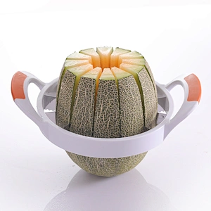 Top manufacturer cheap plastic stainless steel fruit tools melon cutter
