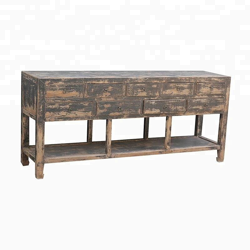 wholesale chinese vintage reproduction furniture, antique distressed table