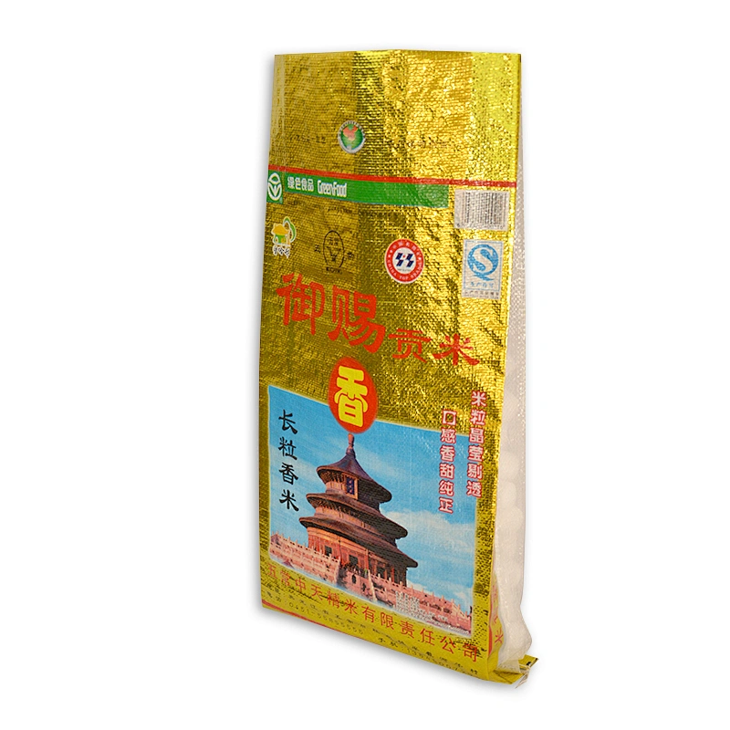 Hot sale plastic rice packaging bag 25kg