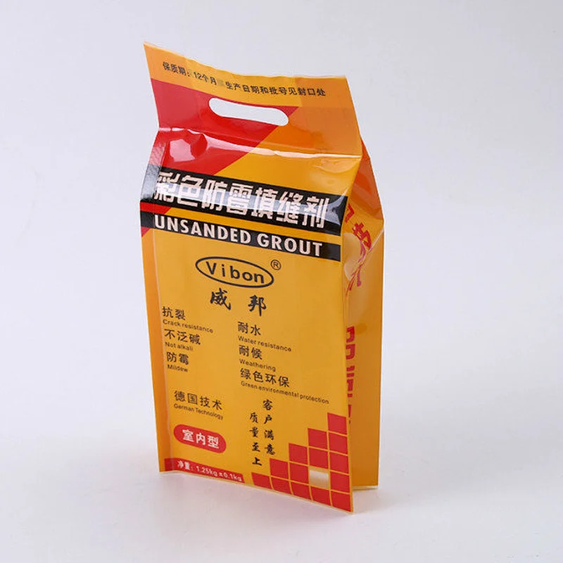 Color printing plastic PE bag for seaming agent packaging