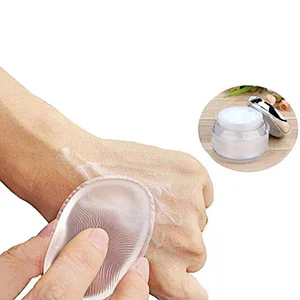 Hot leaf shape silicone makeup sponge