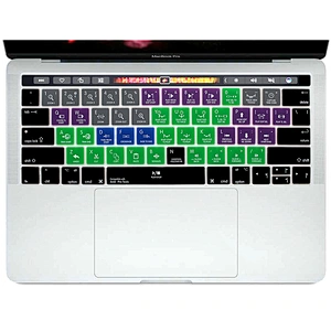 Stock Lot Waterproof Avid Pro Tools Functional silicone keyboard skin for macbook pro touch cover a1706 a1707 keyboard laptop