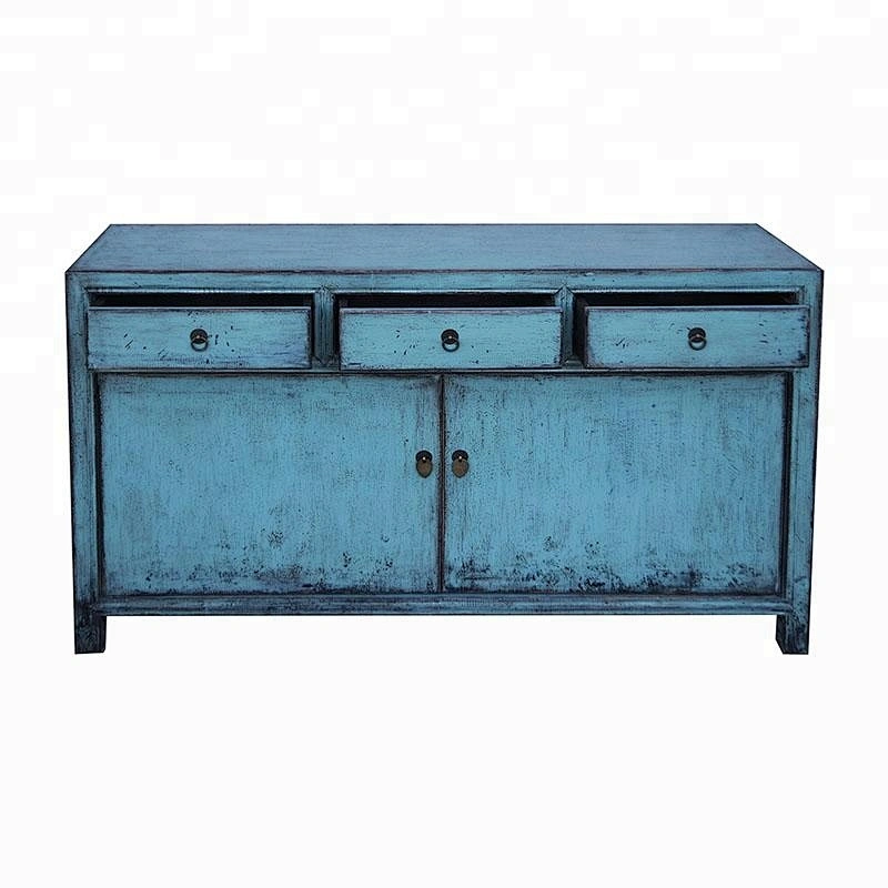 wholesale chinese antique reproduction lacquered vintage buffet furniture