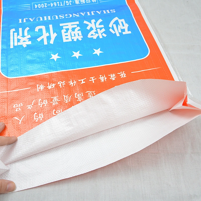 packaging material cement, mortar, putty pp woven bag with color printing