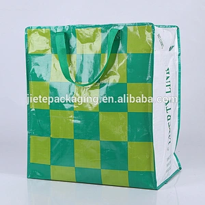 carrying soft loop handle pp woven shopping bags