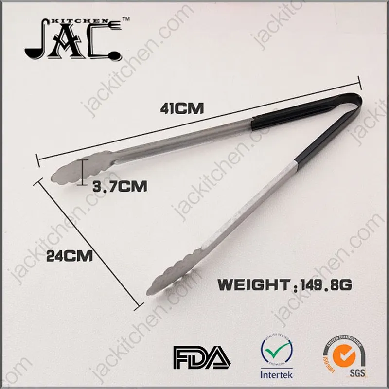Softsilicone Serving Tongs With Spatula Tip