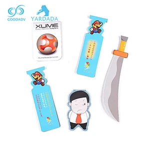 GOODADV oem blank pocket magnetic bookmark japanese magnetic bookmarks