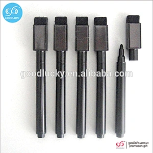 Wholesale black ink dry erase markers bulk felt tip magnetic mini erasable pen