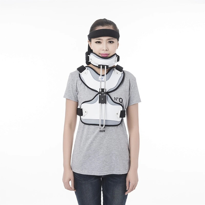 Angle Adjustable Breathable Head Neck Chest Orthosis Adjustable Cervical Thoracic Orthosis U Lumbar Support