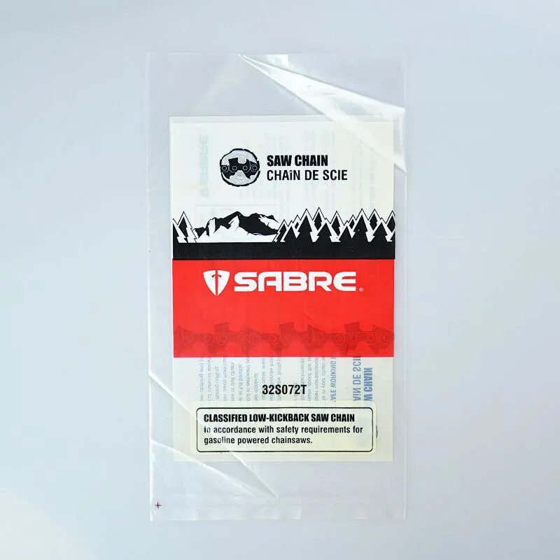 Custom wholesale white transparent PE bag for clothing, food packaging