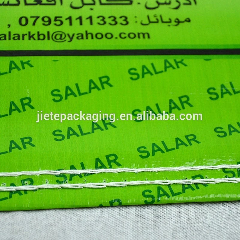 Professional manufacture PP woven big bags 25kg packing rice exported to oversea