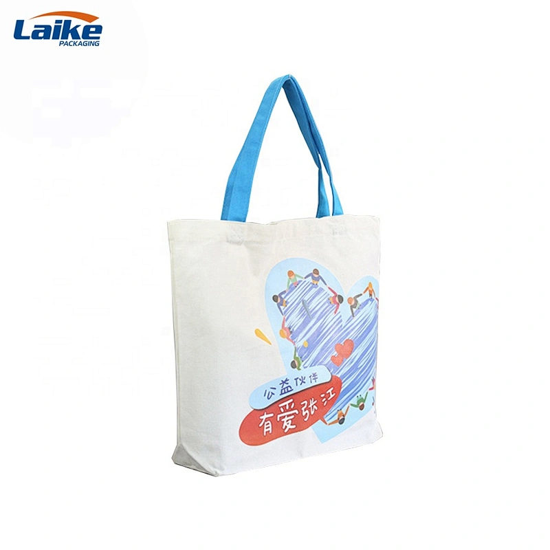 Custom design fashion heat transfer oxford cotton burlap eco friendly blank durable tote bags