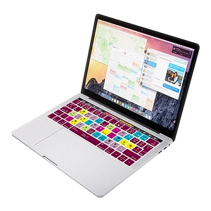 Chinese Wholesaler Waterproof Ado be InDesign TPU Keyboard Covers for macbook air keyboard Shortcuts Skin Touch Bar