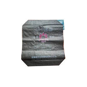 20kg strong black polypropylene pp woven cement packaging bag,cement woven bag